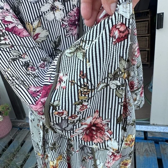 JENNAFER GRACE WOMENS Floral Kimono Robe MEDIUM - Picture 9 of 12